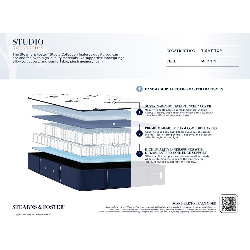 Stearns & Foster Studio Medium