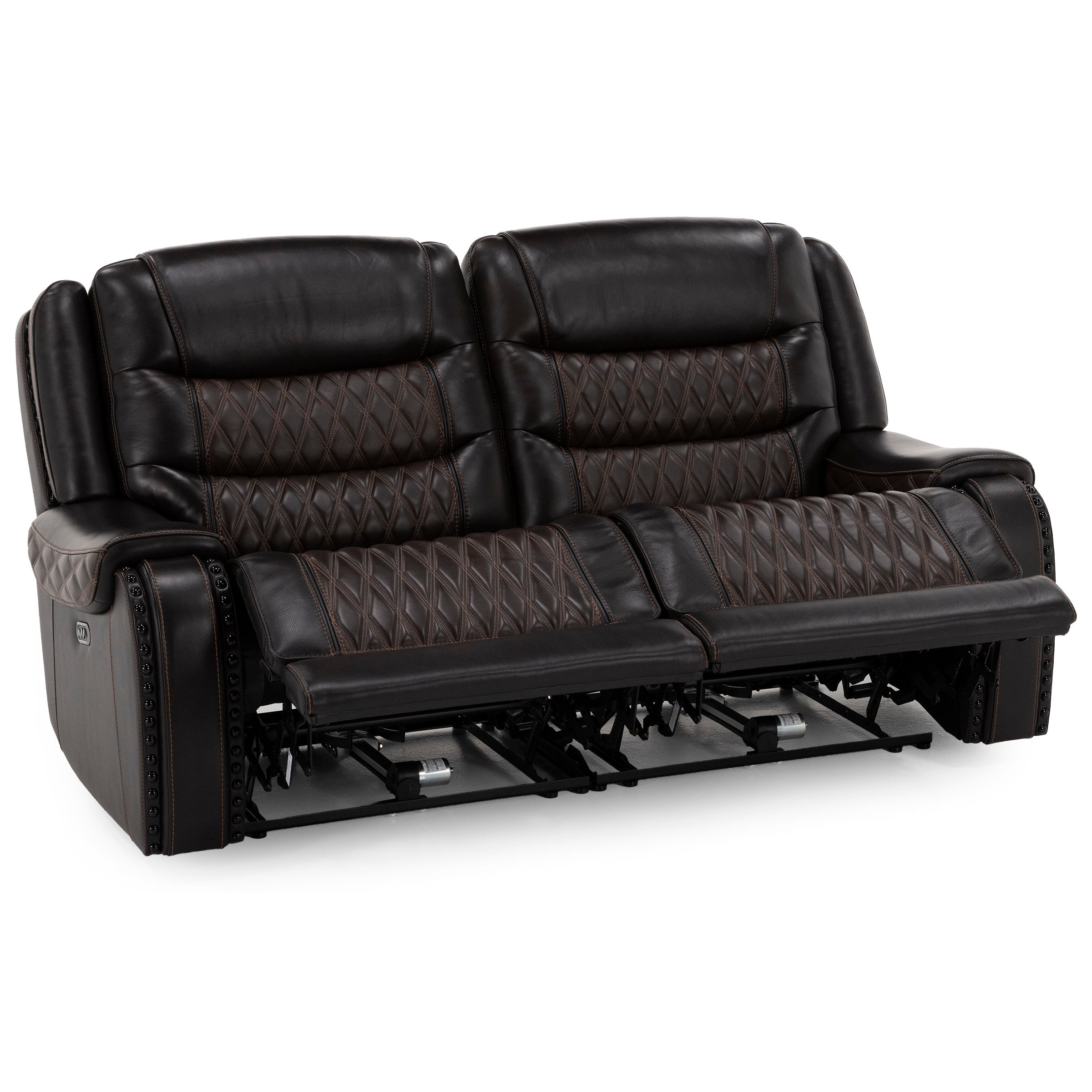 Drew & Jonathan Home Marquee 2-Pc. Leather Power Headrest Reclining Loveseat