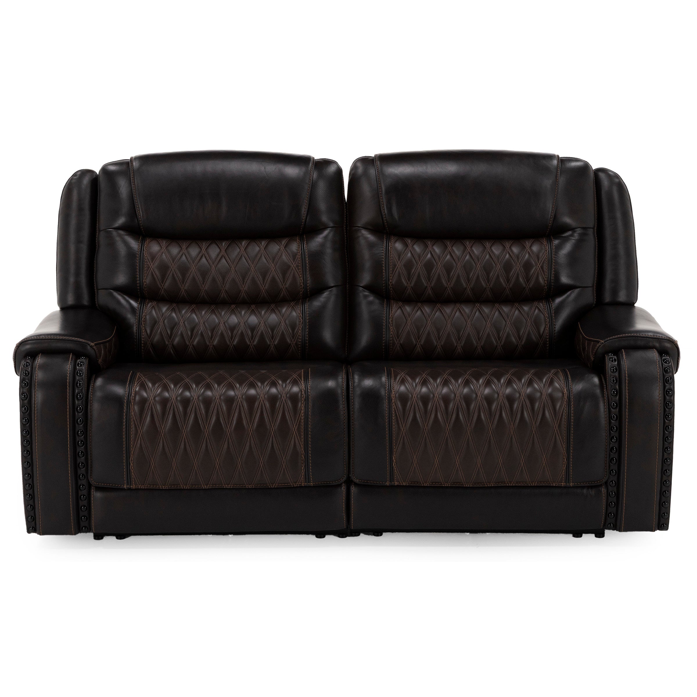 Drew & Jonathan Home Marquee 2-Pc. Leather Power Headrest Reclining Loveseat