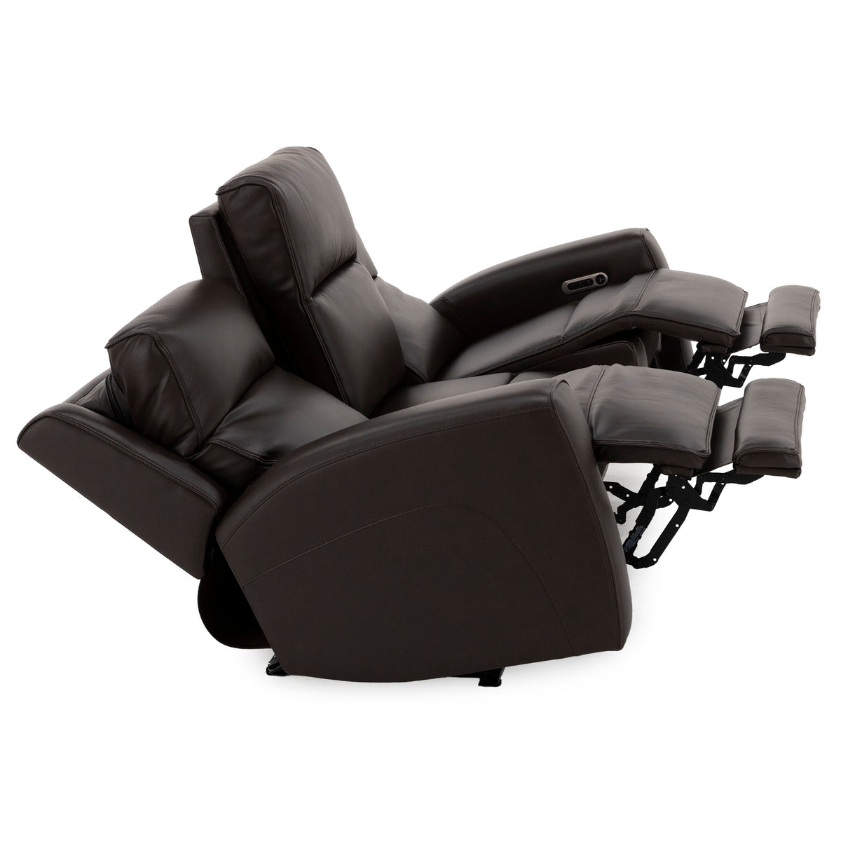 Shawna Power Headrest Reclining Sofa With Drop Down Table