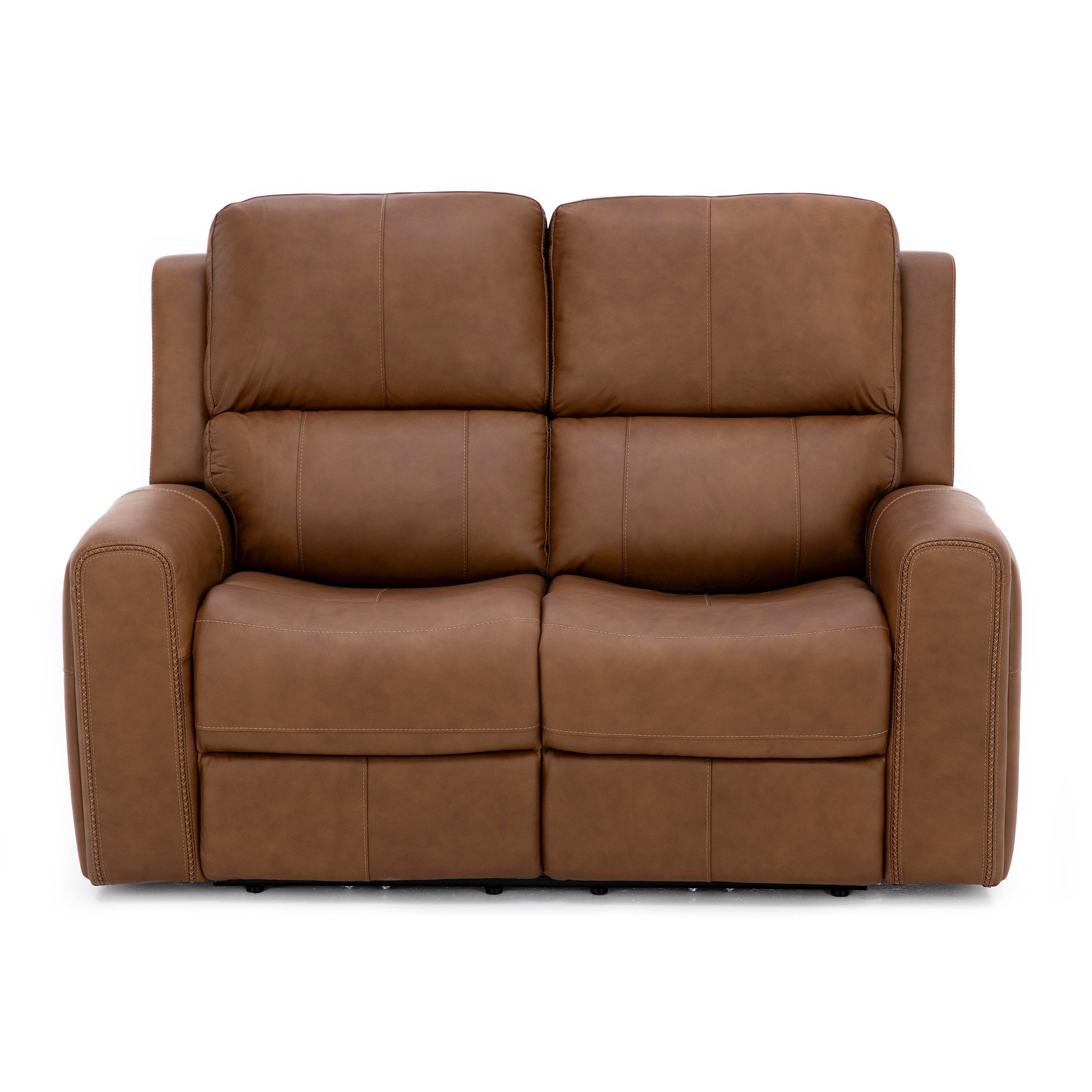 Flexsteel Landon Leather Zero Gravity Fully Loaded Reclining Loveseat