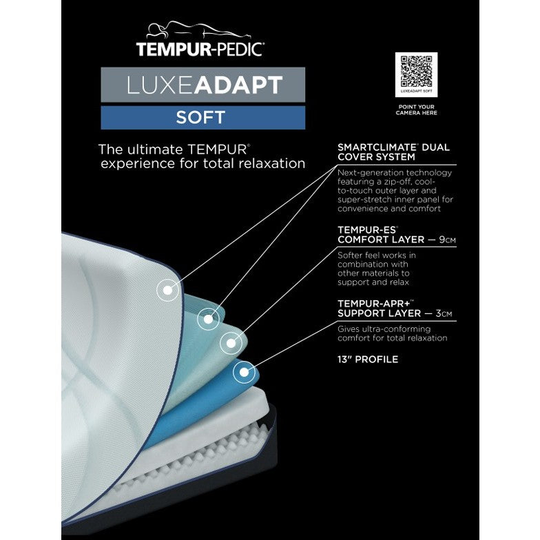 TEMPUR-LuxeAdapt® 2.0 Soft