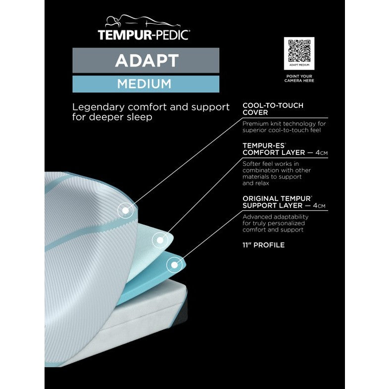 Online Only TEMPUR-Adapt 2.0 Medium