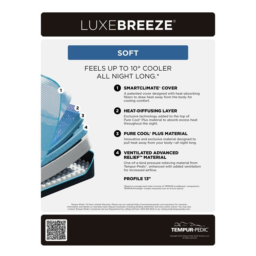 TEMPUR-LUXEbreeze 2.0 Soft