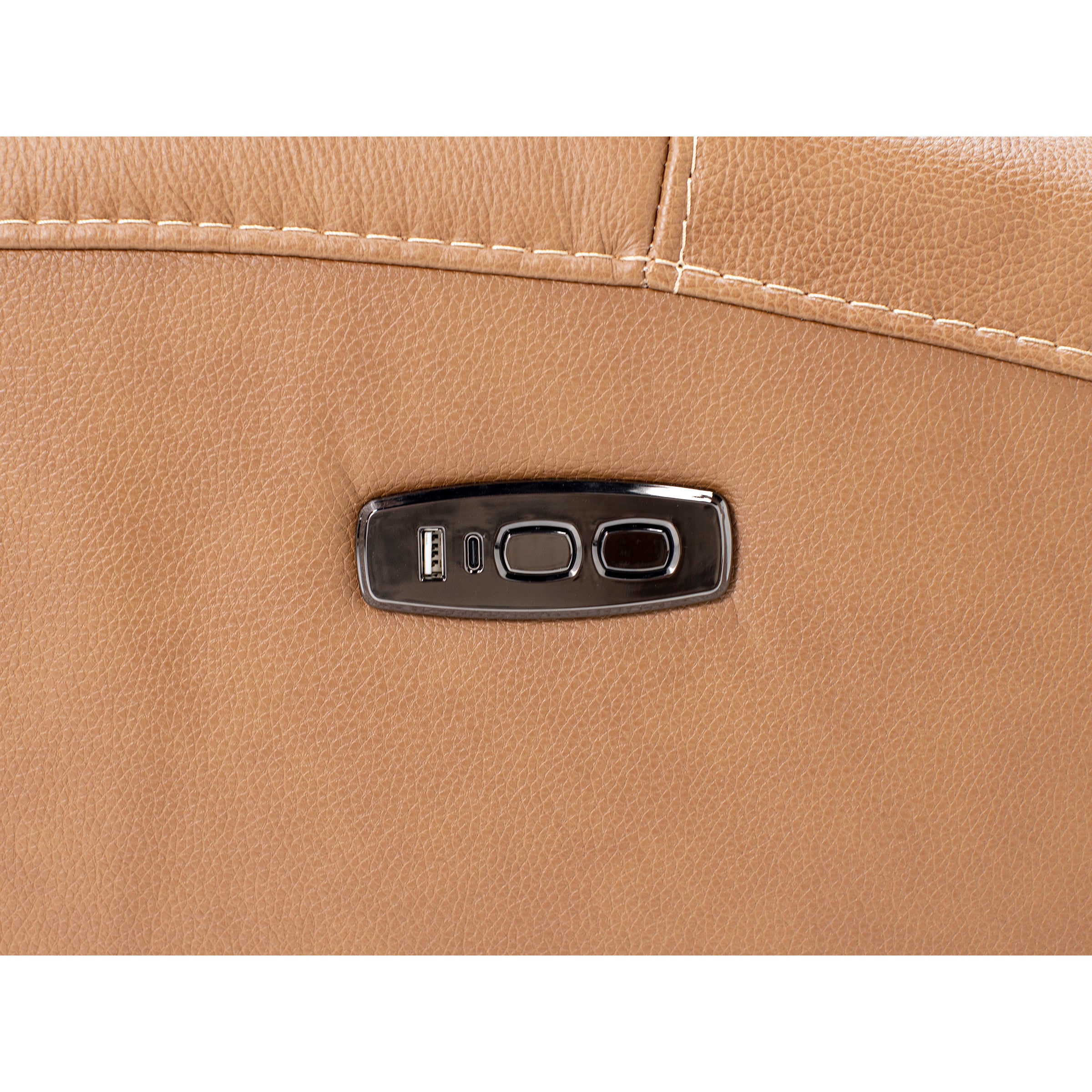 Silverado 2-Pc. Leather Power Headrest Reclining Loveseat