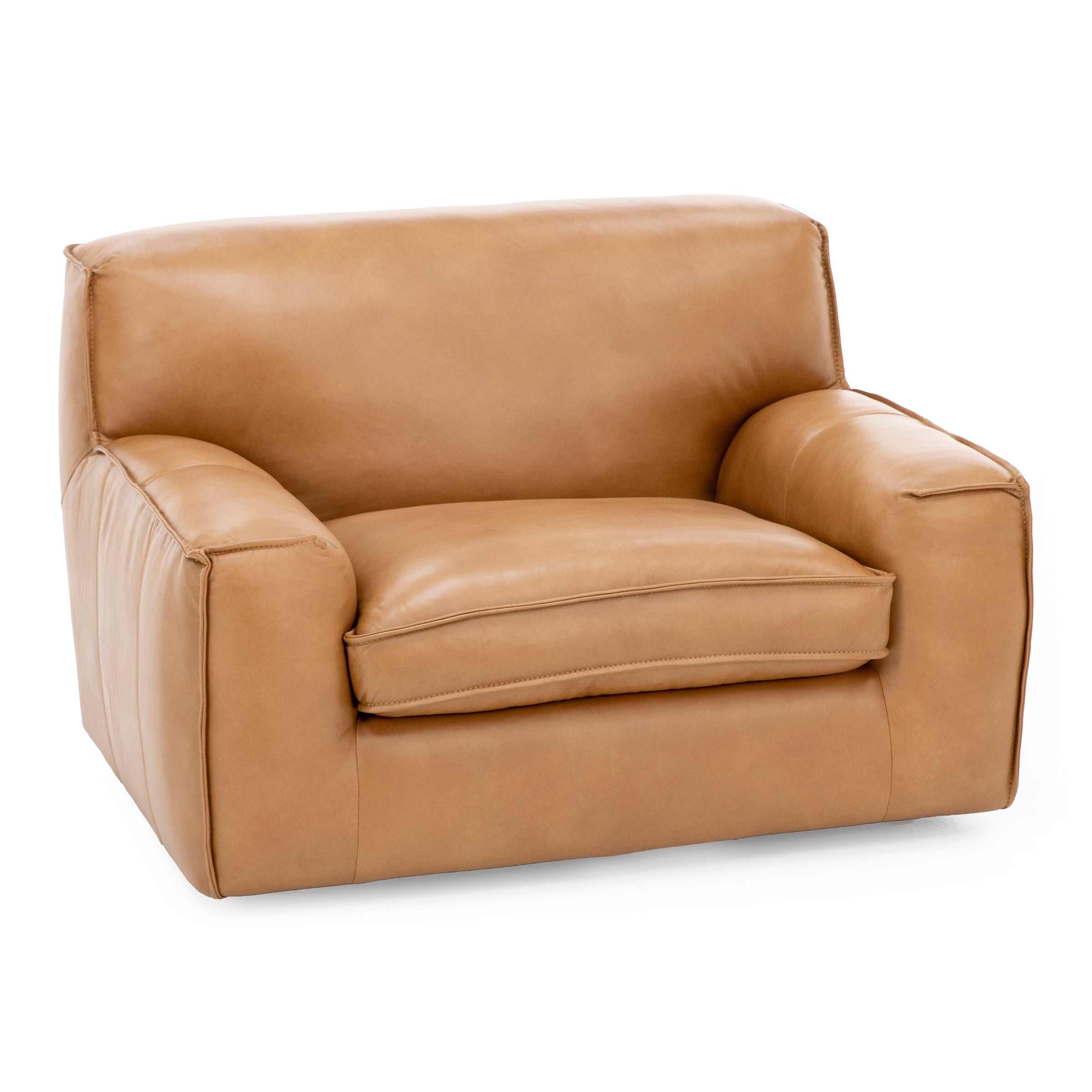 Cameron Leather Wide Chair