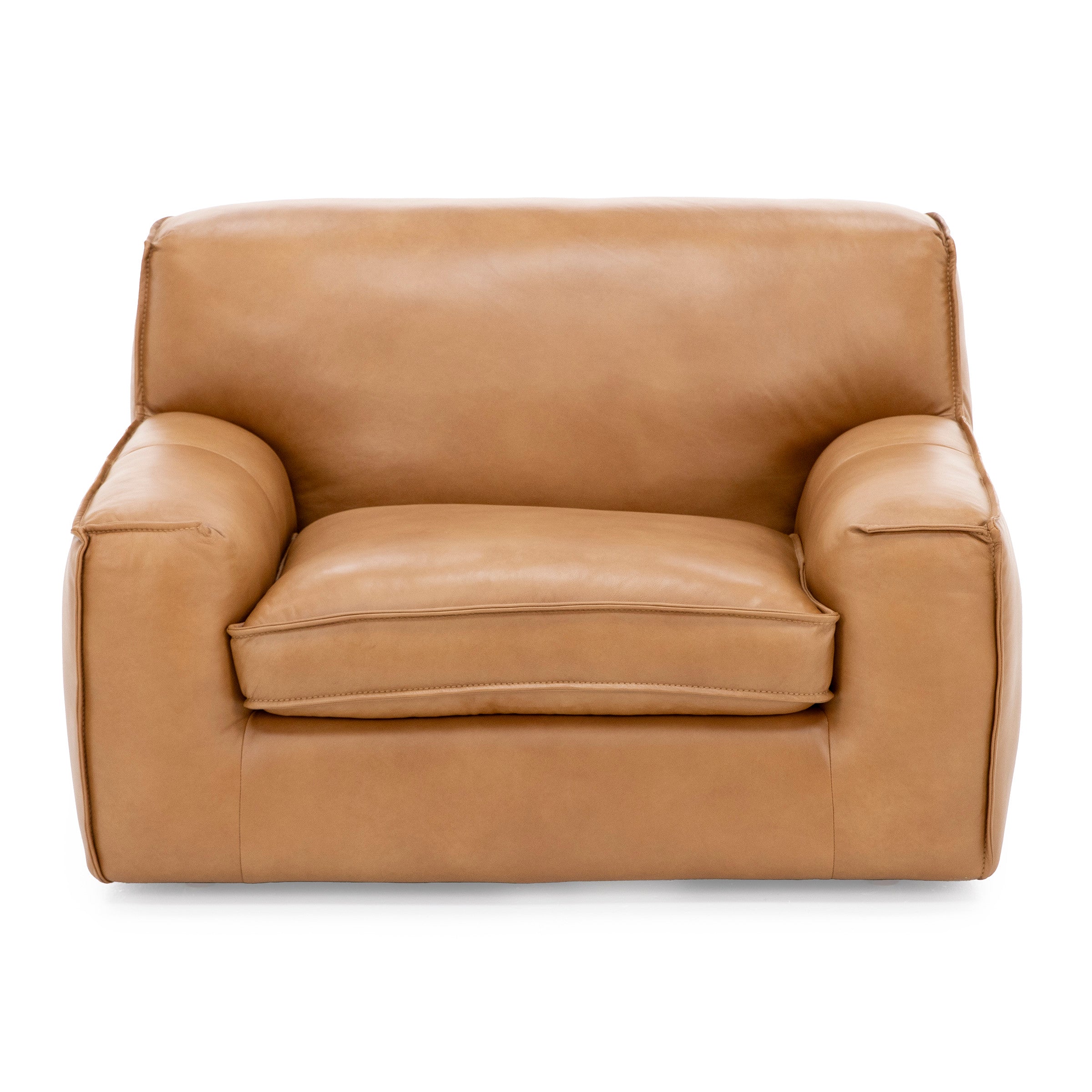 Cameron Leather Wide Chair