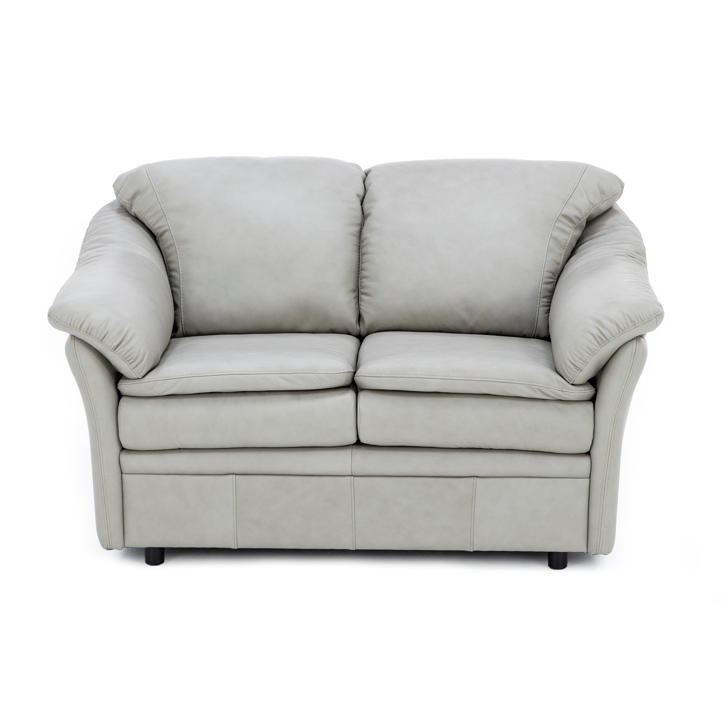 Garden District Leather Loveseat