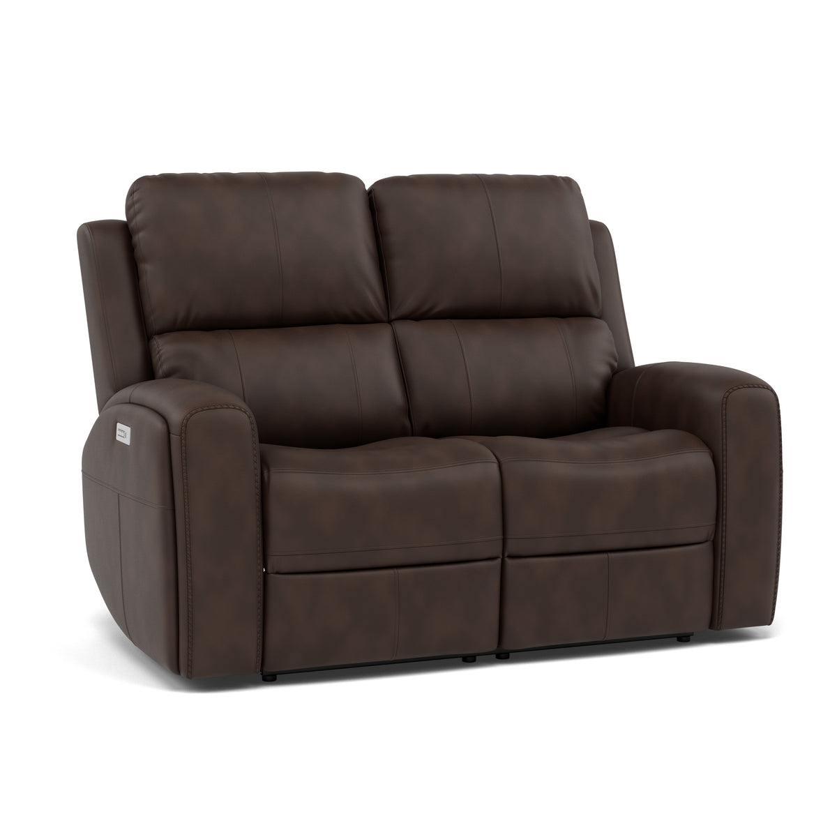Flexsteel Landon Leather Zero Gravity Fully Loaded Reclining Loveseat