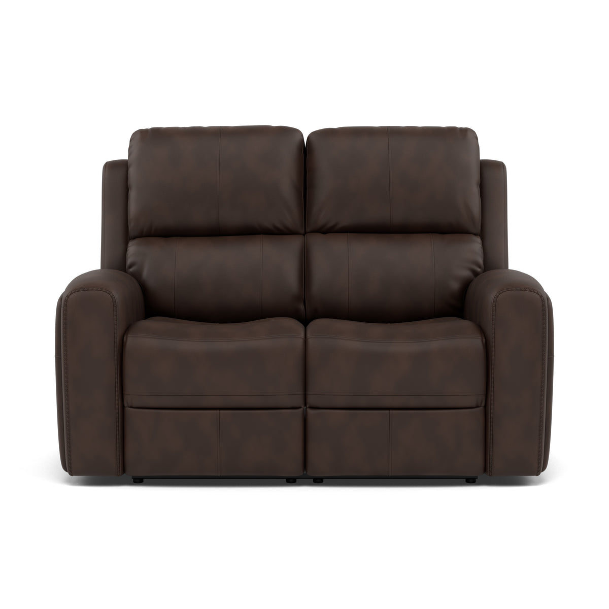 Flexsteel Landon Leather Zero Gravity Fully Loaded Reclining Loveseat