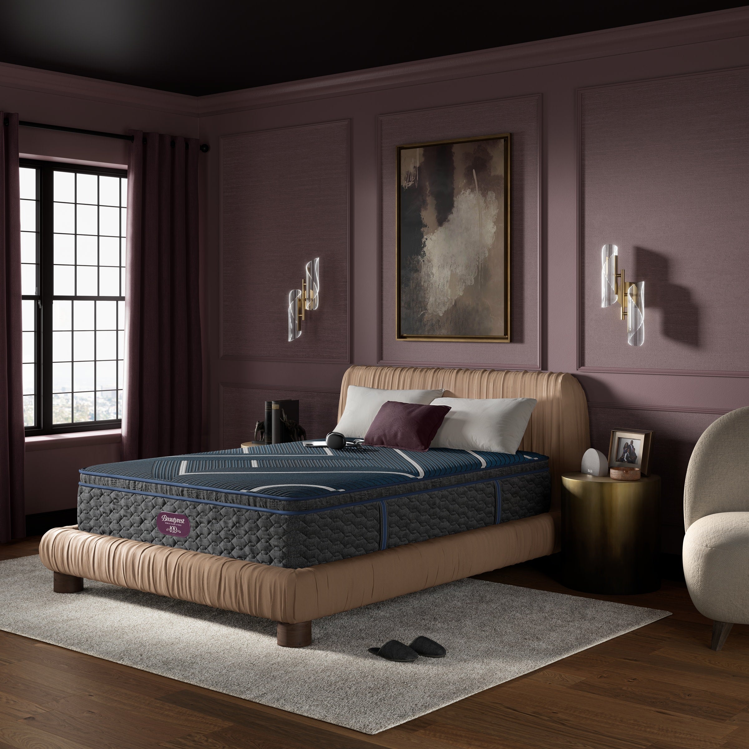 Beautyrest World Class Level 4 Apex Top Hybrid Medium