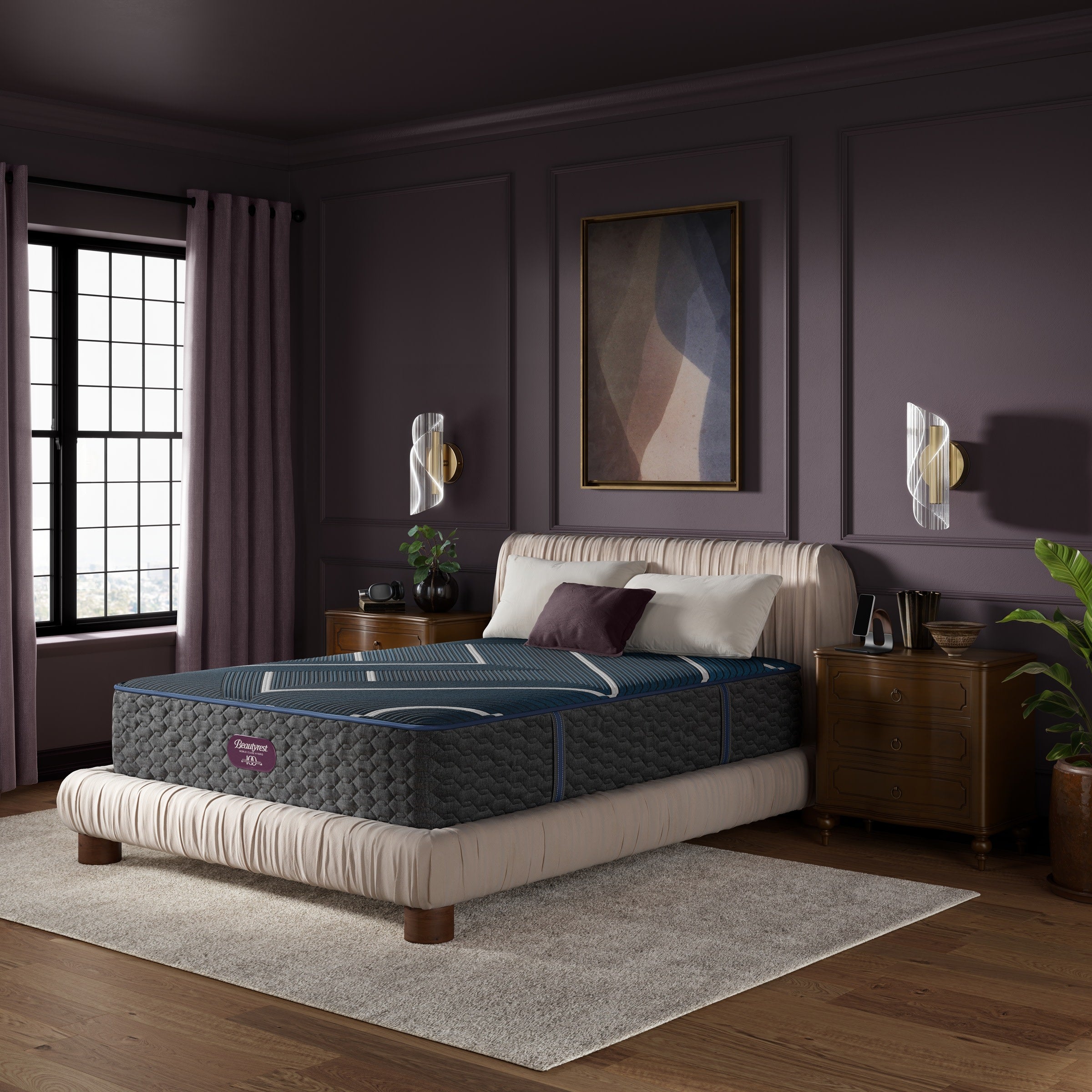Beautyrest World Class Level 4 Hybrid Plush