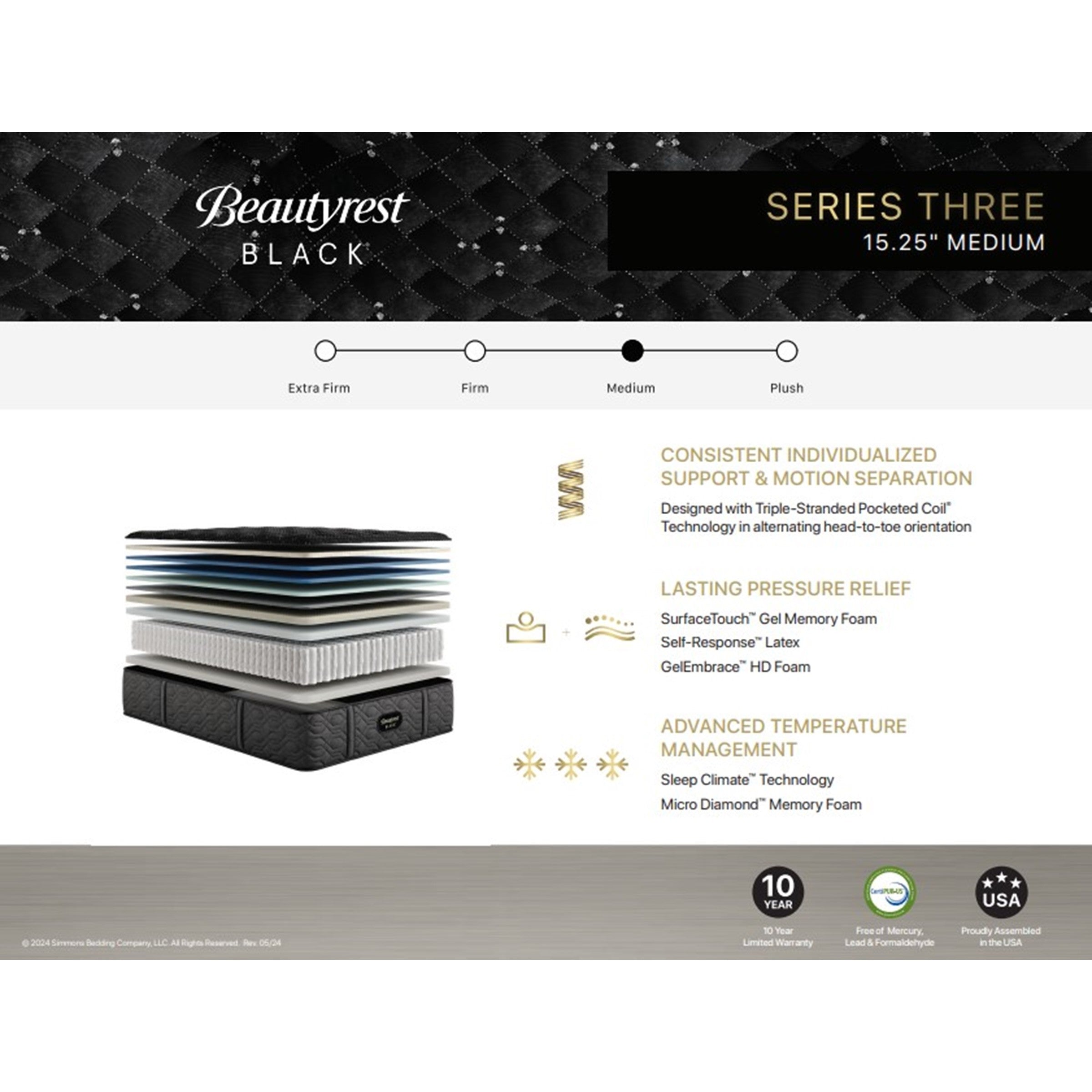 Beautyrest Black Series 3 Medium