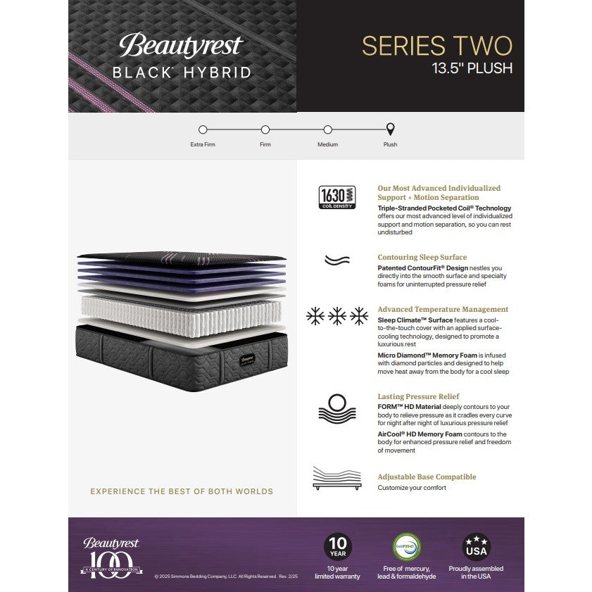 Beautyrest Black Series 2 Hybrid Plush
