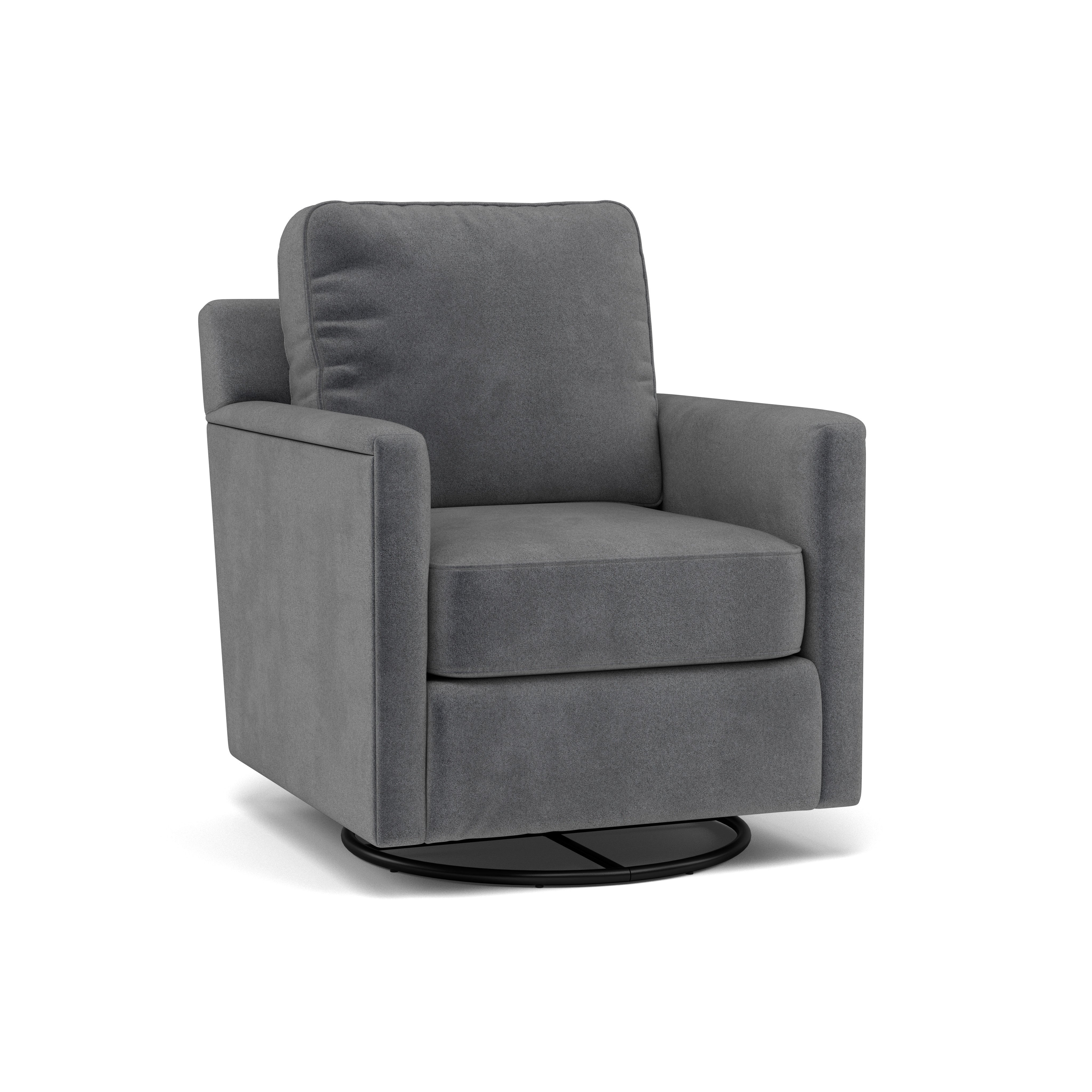 Fawn Swivel Glider Accent Chair