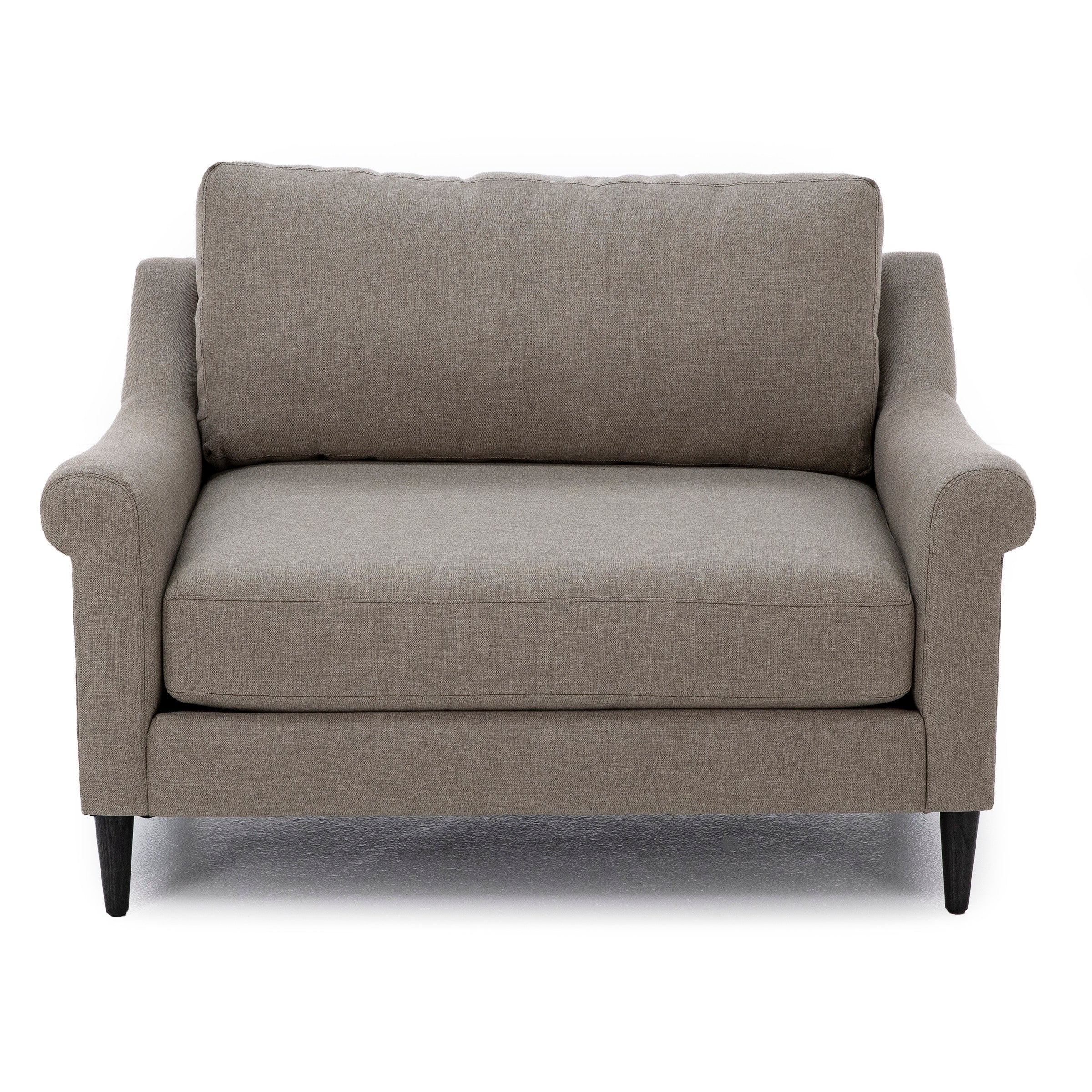 Hertz Sloped Roll Arm Cuddle Chair