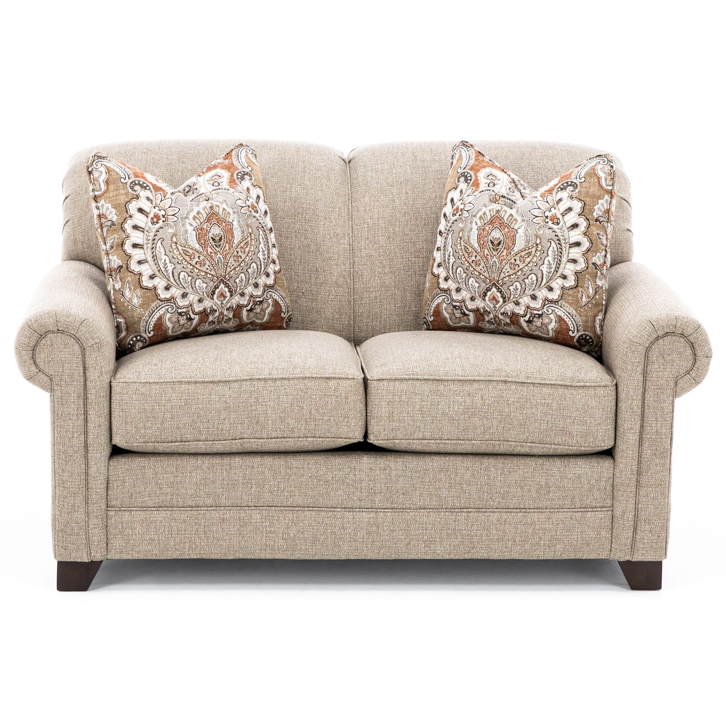 Amy Panel Arm Loveseat