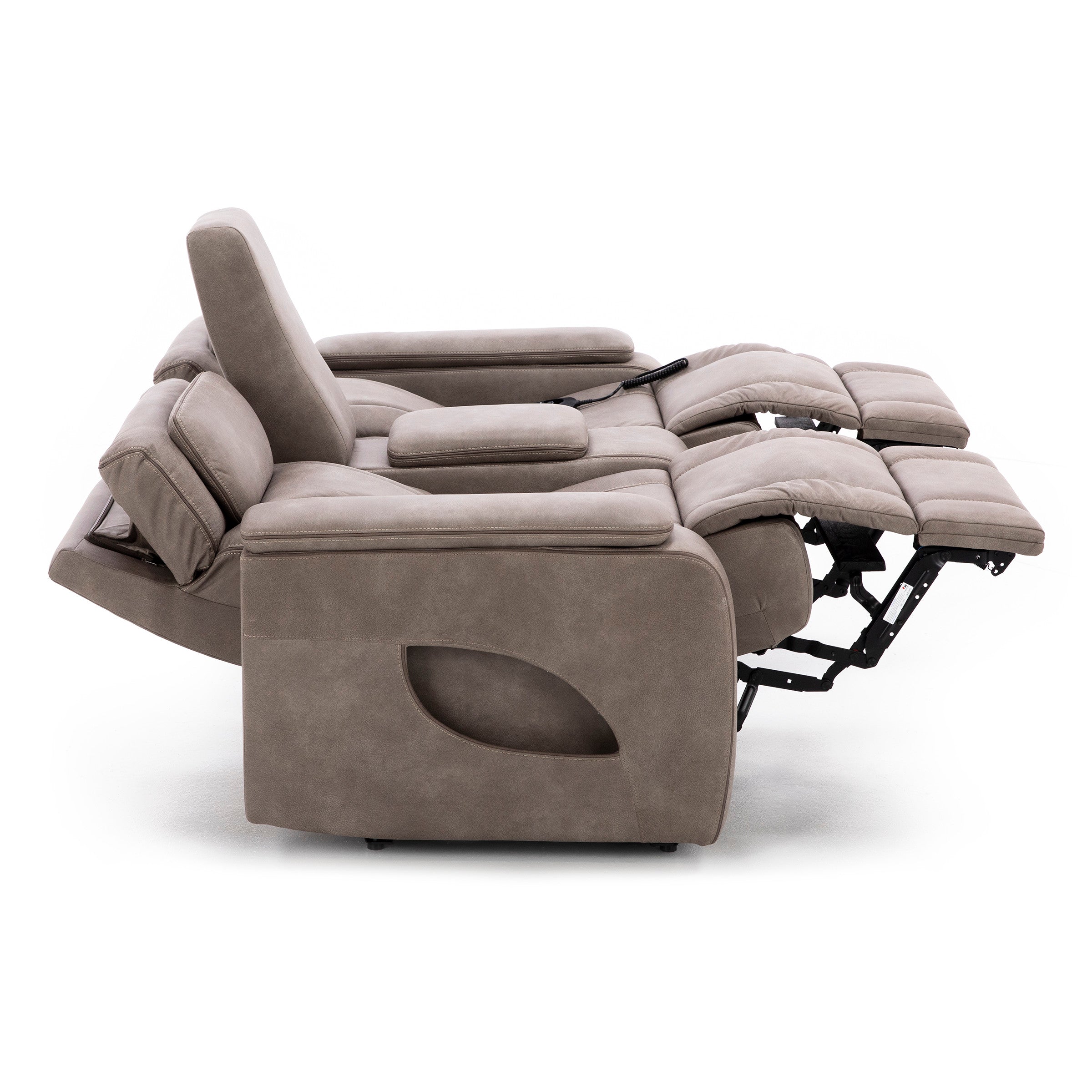 Torino Fully Loaded Zero Gravity Reclining Console Loveseat
