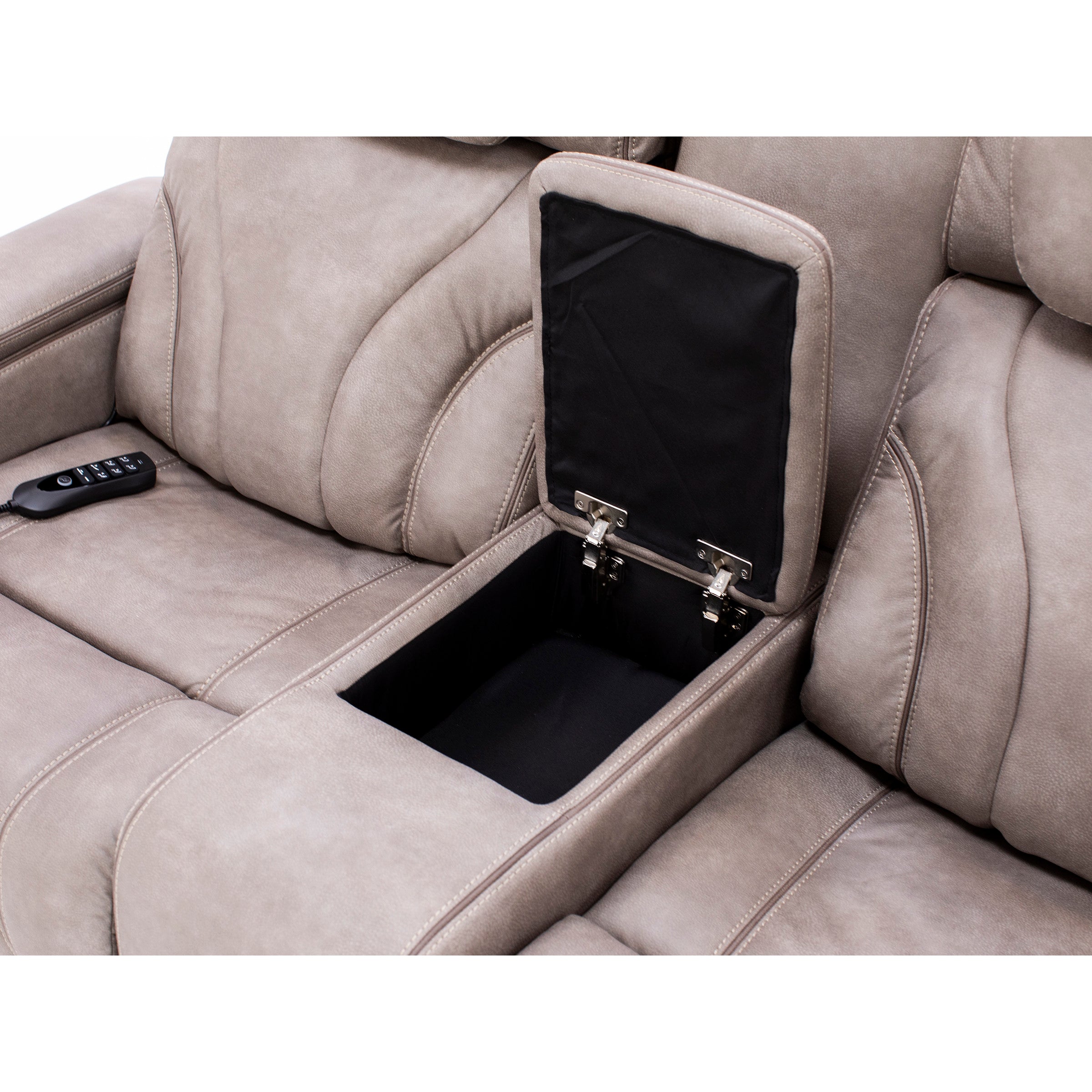 Torino Fully Loaded Zero Gravity Reclining Console Loveseat