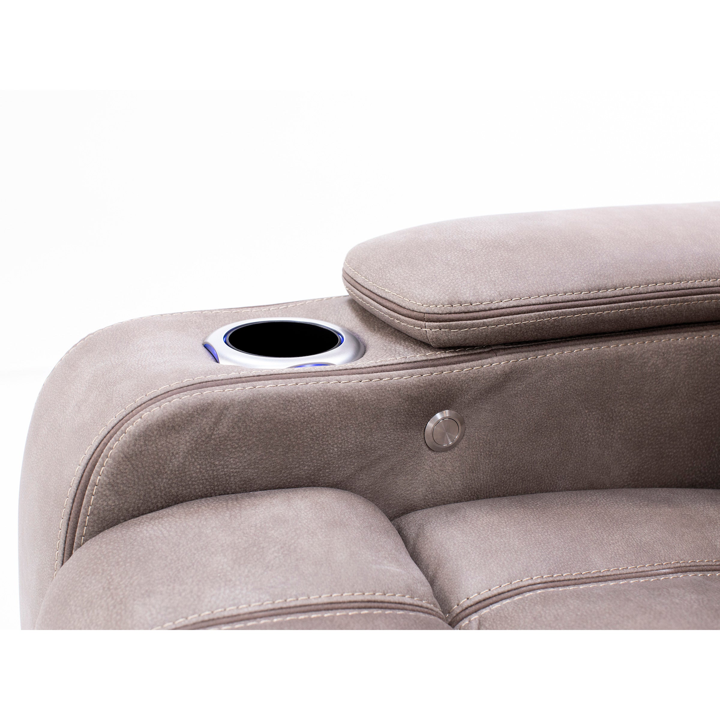 Torino Fully Loaded Zero Gravity Reclining Console Loveseat